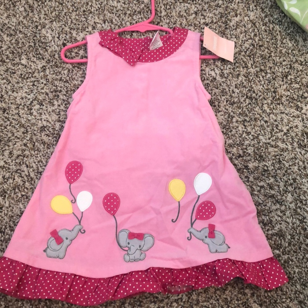 Girls pink dress